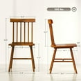 thumbnail image 6 of Barara King Dining Chair with Rubber Wood Frame, Dining Room Chair for Dining Room, Kicthen, Set of 4, Light Brown, 6 of 7