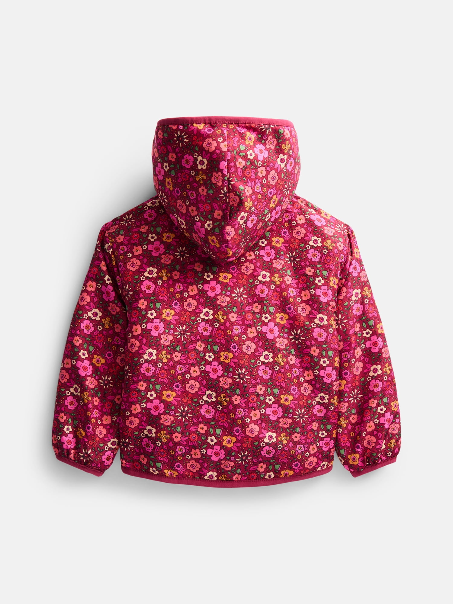 Wonder Nation Toddler Girls Reversible Faux Fur Jacket, Sizes 12M-5T