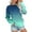 Green, variant on Ladies Sweatshirts Cozy Athletic Crew Neck Sweatshirt Women Junior Teen Girls Fall Drop Shoulder Womens Pullover Sweaters Women'S Clearance
