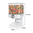 thumbnail image 1 of xinxixnxx Dry Food Cereal Food Storage Coffee Nuts Dispenser Beans Oat Rice Cans White, 1 of 1