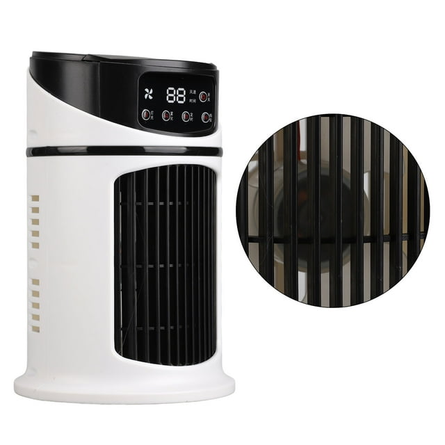 Mobile Air Cooler, USB Plug Portable Air Conditioner Low Noise Timing Dedusting Low Energy Consumption Large For Office