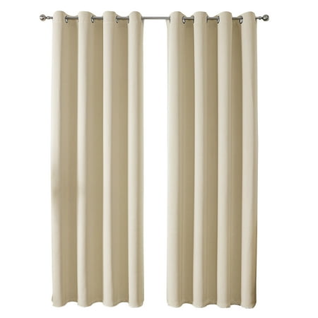 Qholemyo 39x51 Inch Pair Curtain Panels Elegant Overlay For Bedroom Blackout Drapes Home Living Room Window Curtain
