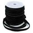 thumbnail image 2 of The Bead Chest 6.0mm Black Flat Suede Leather Cord (75ft), 2 of 4