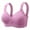T1-Purple, variant on Women's Comfort Wireless Lightweight Full Coverage Bra Plus Size Supportive Everyday Seamless Gathering Lift Side Smoothing Comfortable Design,Color: T1-Purple Size: 44