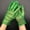 Green, variant on Sequin Gloves for Women, Sparkly Glitter Gloves for Party, Rave, Prom, Dance, Masquerade