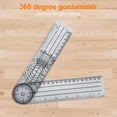 thumbnail image 3 of Goniómro multiregla de 360 grados regla espinal médica Regla de medición Ehuebsd útil suministros de oficina y escuela envío directo, 3 of 8