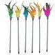 thumbnail image 1 of Cat Wand Toys, 6 PCS Interactive Cat Teaser Wand Cat Feather Toys, 1 of 5
