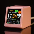 thumbnail image 3 of Super Cool Mini WiFi Desktop Weather Digital Clock Station con pantalla LCD IPS, 3 of 11