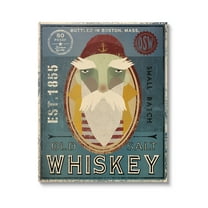 Stupell Industries Whiskey Bottling Sign Graphic Art Gallery Wrapped Canvas Print Wall Art, Design by Ryan Fowler