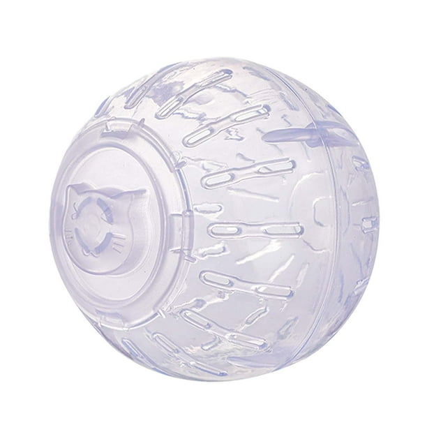 Rueda deportiva para mascotas, pequeña pelota para hámster, rueda para correr, pelota de ejercicio para hámster para aumentar la actividad , Violeta