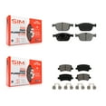 thumbnail image 1 of SIM Front Rear Semi-Metallic Brake Pads Kit for Car Volvo XC60 KSM-100155, 1 of 8