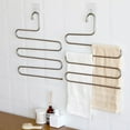 thumbnail image 4 of AMERTEER Trousers Hanger S Type Pants Rack Multilayers Trousers Hanger for Home Wardrobe Hotel Closet, 4 of 10