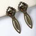 thumbnail image 3 of Deer Book Marks: Vintage Copper-Colored Lace Bookmarks - Set of 2, Reading Accessories for Book Lovers, 3 of 5