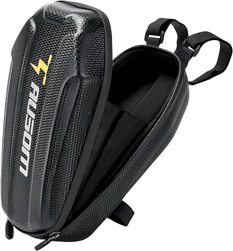 Ausom Electric Scooter Front Bag Waterproof Handlebar Storage Bag 9.84x5.91x3.15 Inches Portable Sports Outdoor E‑Scooter Accessory