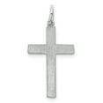 thumbnail image 4 of Sterling Silver Laser Designed Cross Pendant Charm, 4 of 4