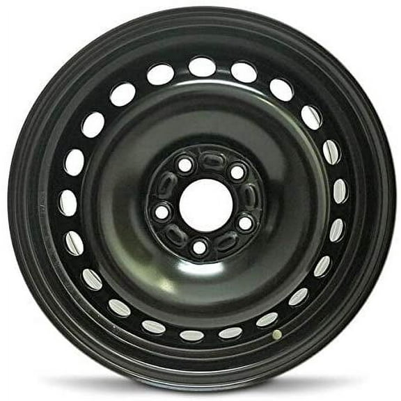 Wheel For 2002-2003 Jaguar X-Type 16 inch 5 Lug Black Steel Rim Fits R16 Tire