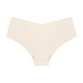 thumbnail image 3 of Durtebeua Women's V Cut High Waisted Bikini Bottom High Leg Cut Swimsuit Bathing Suit Bottoms Beige,M, 3 of 3