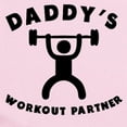 thumbnail image 2 of CafePress - Daddys Workout Partner Body Suit - Baby Light Bodysuit, Size Newborn - 24 Months, 2 of 4