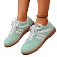 thumbnail image 5 of Willtoo Women's Retro Fashion Sneakers Comfortable Casual Anti Slip Platform Low-Top Sneakers Lace Up Memory Foam Tennis Walking Shoes, 5 of 6