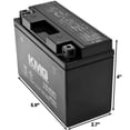 thumbnail image 3 of KMG YT9B-BS Batterie Compatible avec Yamaha YFM70R Raptor 2006-2012 Scellée Sans Entretien Batterie 12V Haute Performance Remplacement Sports Motorisés Moto ATV Scooter Motoneige Embarcation, 3 of 3