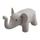 thumbnail image 1 of Taburete para niños, sofá, taburete de té, taburete otomano multifuncional con dibujos animados para cambiar zapatos. elefante blanco, 1 of 9