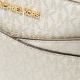 thumbnail image 5 of Michael Kors Women's Jet Set Travel Medium Metallic Signature Logo Dome Crossbody Bag 35F4GTVC6V-Plgold, 5 of 10