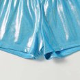 thumbnail image 4 of fatyb Girls Shiny Shorts Summer Elastic Waist Sparkly Dance Shorts Kids Fashion Party Shorts for Girls, 4 of 5