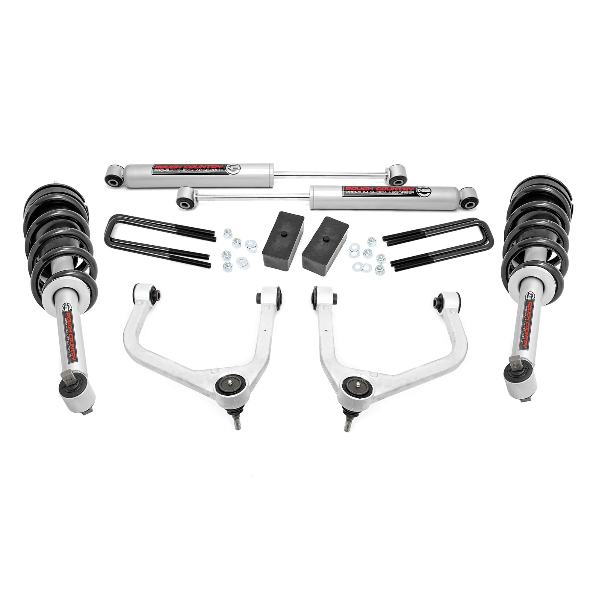 Rough Country 3.5" Lift Kit w/N3 Struts for 2019-2024 GMC Sierra 1500 - 22631