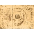 thumbnail image 1 of Ahgly Company Indoor Rectangle Abstract Brown Modern Area Rugs, 2' x 5', 1 of 4