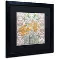 thumbnail image 2 of Trademark Fine Art "Floral Abstract" Canvas Art by Lisa Powell Braun, Black Matte, Black Frame, 2 of 4