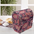 thumbnail image 3 of Eastern Stand Mixer Cover, Oriental Floral Tile Traditional Flourish Ornament, Kitchen Appliance Organizer Bag Cover with Pockets, 5 Quarts, Dark Purple Vermilion, by Ambesonne, 3 of 4