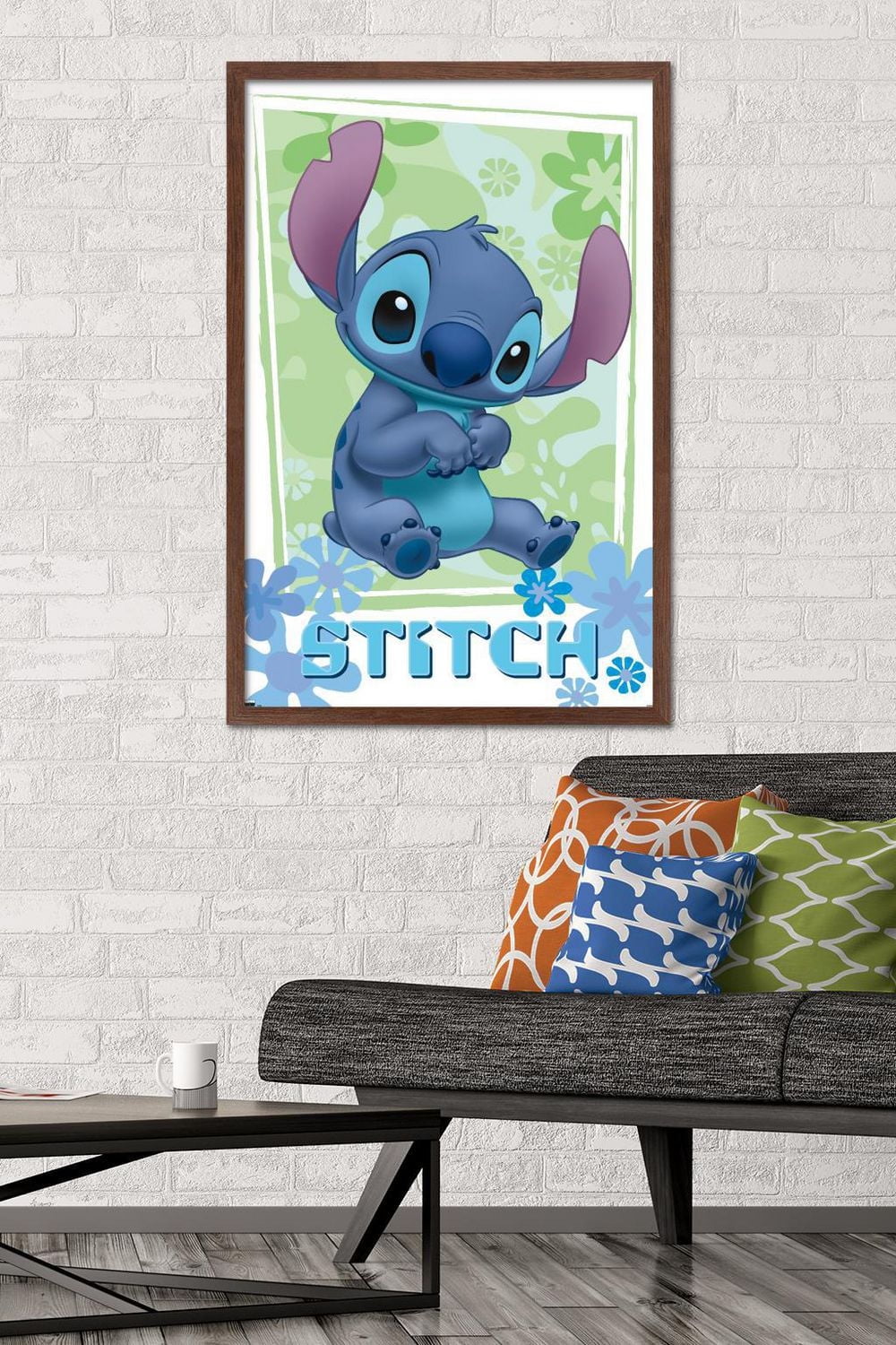 Disney Lilo and Stitch - Flowers Wall Poster