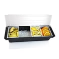thumbnail image 2 of BarConic® Black Condiment Holder with Ice Compartment, 4-1.5 Pints & Area For Ice, 2 of 4