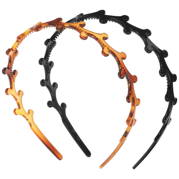 NIAIZEK 2Pcs Stylish Hair Comb Headbands with Deer Horn Design for Party Wear