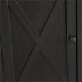 thumbnail image 6 of Pemberly Row Farmhouse 1-Door Wood Writing Desk in Espresso, 6 of 7