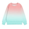 thumbnail image 3 of Mceream 2025 Sweatshirts for Teen Girls 10-12 Trendy Fall Shirts Size 7-8 Long Sleeve Active Graphic Tops Crewneck Oversized Long Sleeve Pullover Tie Dye Blouses School Sudaderas Para NiñAs, 3 of 4