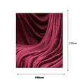 thumbnail image 6 of Tnobhg Cozy Coral Flannel Blanket Energy-efficient Temperature Control Solid Colour Ultimate Comfortable Touch Blanket, 6 of 8