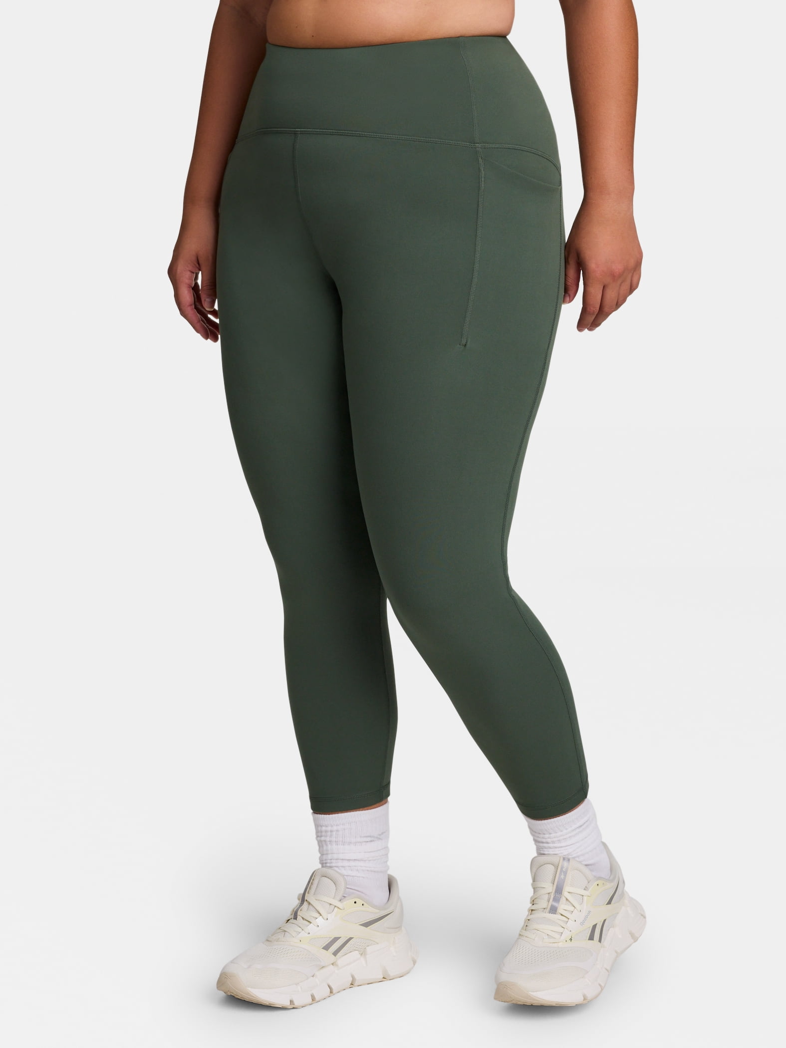 Reebok Women's Reflex High Rise 7/8 Legging, 25" Inseam, Sizes XS-4X