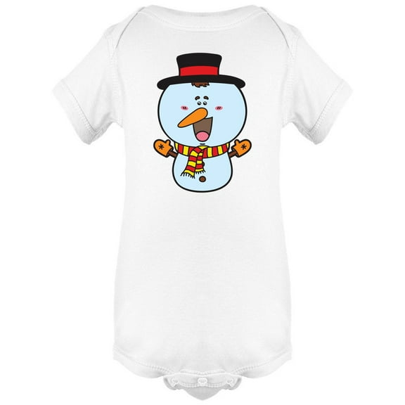 Funny Christmas Snowman Bodysuit Infant -Image by Shutterstock,  Newborn