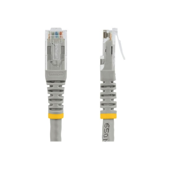 StarTech 2ft Gray Molded Cat6 UTP Ethernet Network Patch Cable, ETL Verified