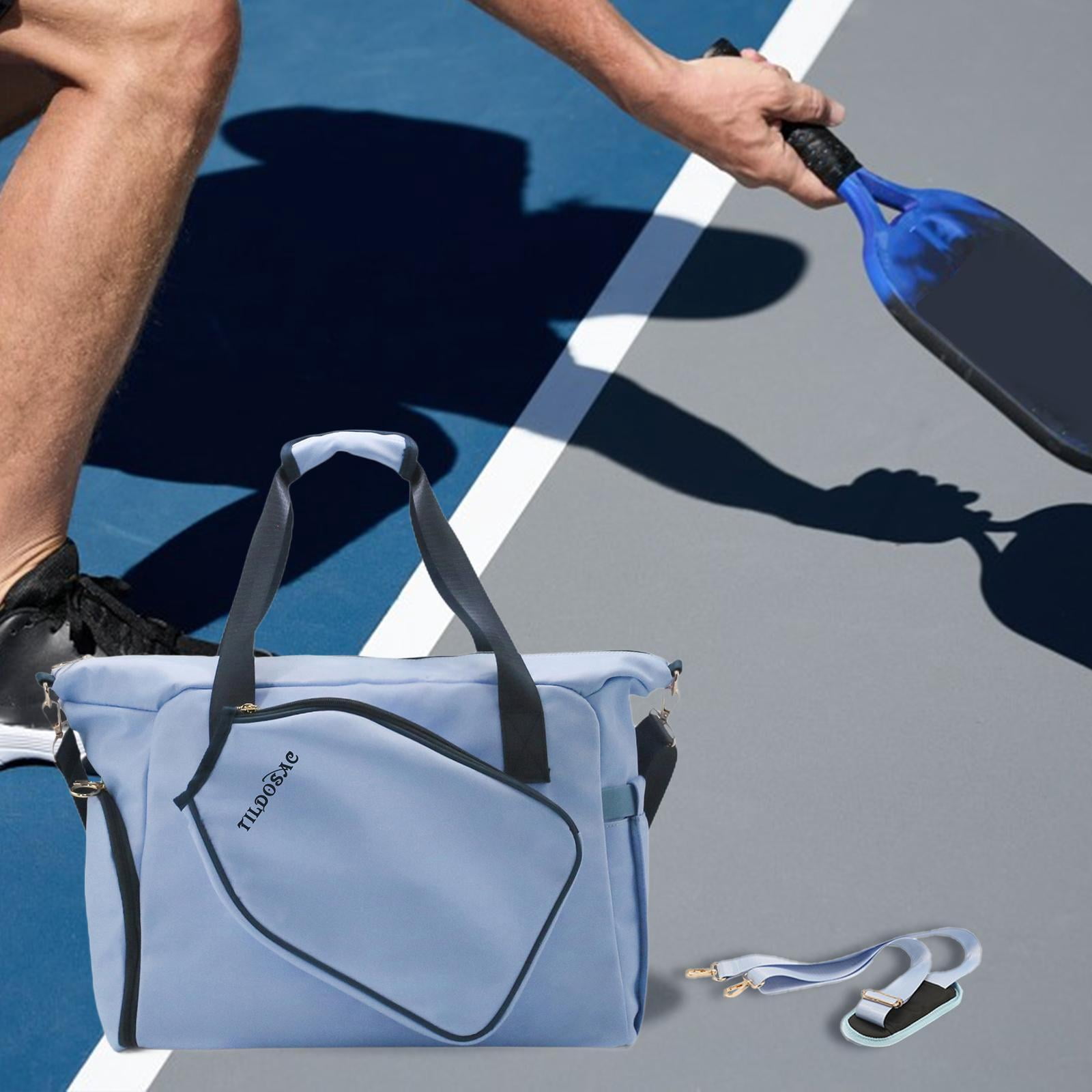 Baoblaze Pickleball Bag Carry Bag Tennis Racket Bag Crossbody Bag Pickleball Tote Bag