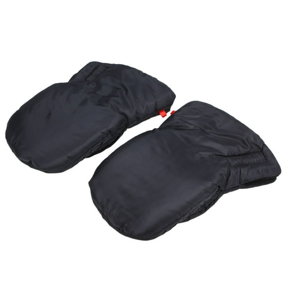 WHAMVOX Stroller Hand 1 Pair of Black Waterproof Gloves for Winter Use