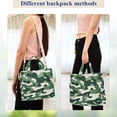 thumbnail image 4 of FORMRS Womens Corduroy Tote Bag Crossbody Shoulder Handbag with Pocket, Light Green Camouflage Design, 4 of 7
