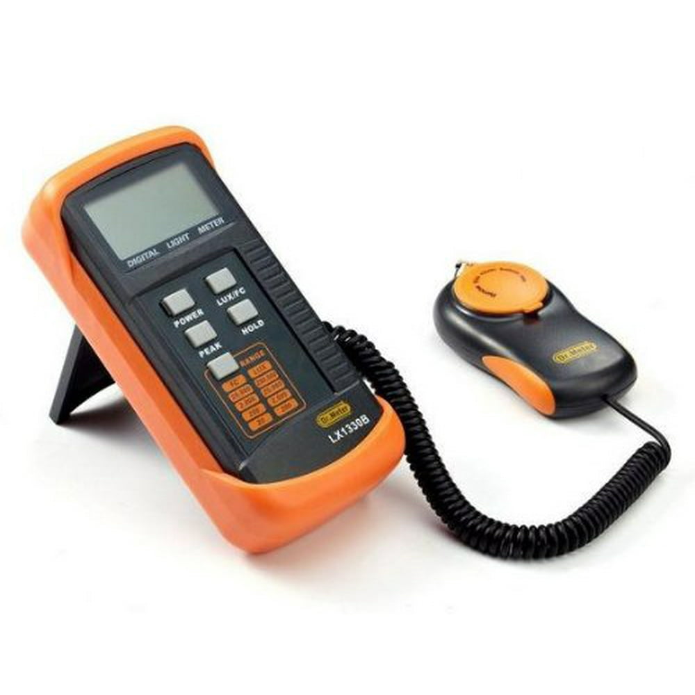 Dr.Meter Digital Illuminance/Light Meter LX1330B , 0 200,000 Lux