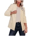thumbnail image 1 of Chaqueta de manga larga con cuello vuelto para mujer para mujer Fridja  hkj3849, 1 of 7