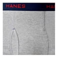 thumbnail image 3 of Boxer Hanes para hombre, Regular Algodón Stiching Marino y Gris 2 Piezas Talla M, 3 of 4