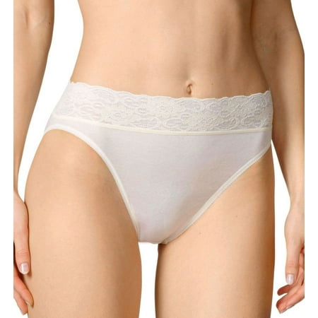 

Women s Calida 21901 Lycra Lace Hi Cut Brief Panties (Champagne M)