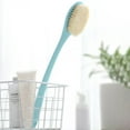 thumbnail image 5 of Steadline Soft Bristle Body Brush with Curved Long Handle for Exfoliation - Wet and Dry Bath Massage Tool Suitable for All Skin Types, 5 of 8