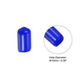 thumbnail image 2 of 10mm Rubber Pool Tip Cover Pool Cue Stick Tip Protector for Billiard Club Snooker Head Guard, Blue, 12 Pack, 2 of 6