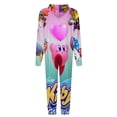 thumbnail image 5 of Kirby Men's Hooded Jumpsuit - Zip Up One Piece Pajamas Soft Cozy Winter Warm Plush Loungewear, 5 of 8